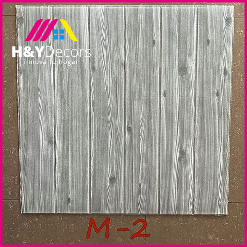 Papel Tapiz 3D Autoadhesivo Estilo Madera M2