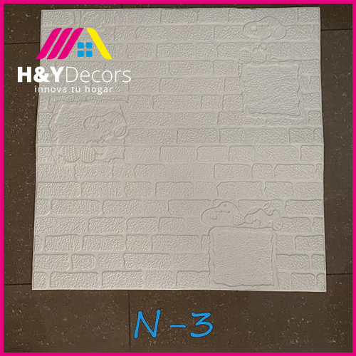 Papel Tapiz 3D Autoadhesivo Estilo Niños N3