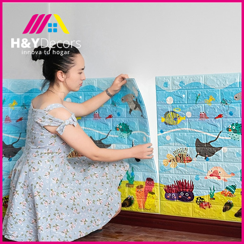 Papel Tapiz 3D Autoadhesivo Estilo Niños N2