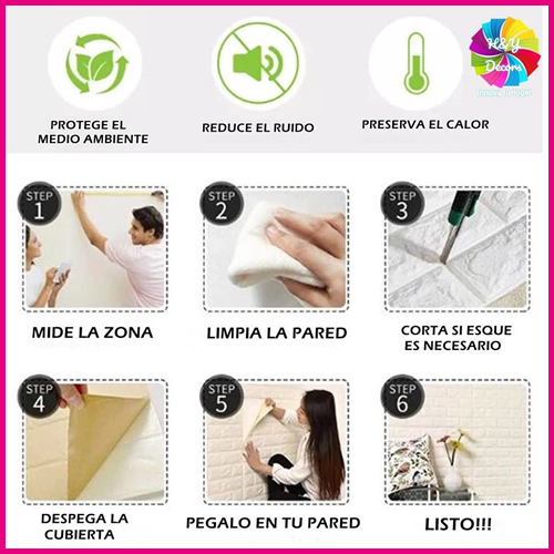 Papel Tapiz 3D Autoadhesivo Estilo Colonial C2
