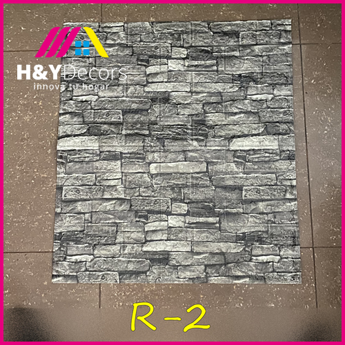 Papel Tapiz 3D Autoadhesivo Estilo Rústico R2