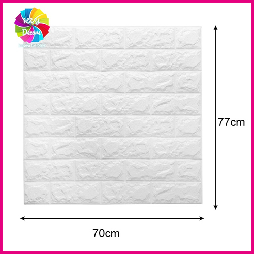 Papel Tapiz 3D Autoadhesivo Ladrillo Color Caffé